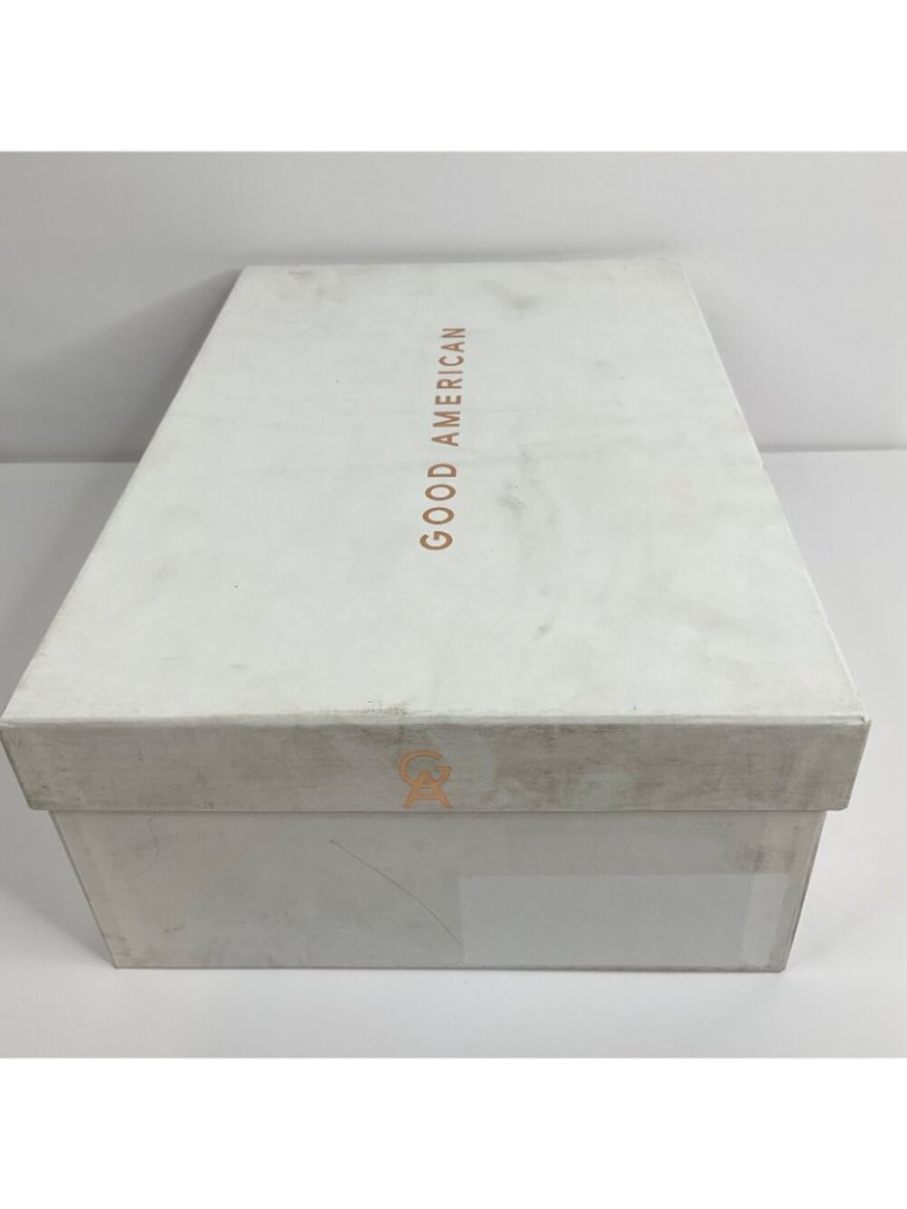 Good American Heels Womens Sz 8 White Terry Cloth Cinder F*cking Rella $260 Nwb - Picture 15 of 16